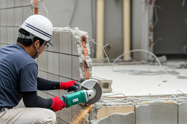 ブロック塀解体